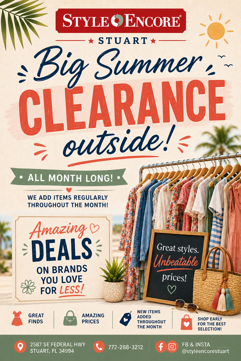 July Outdoor Clearance